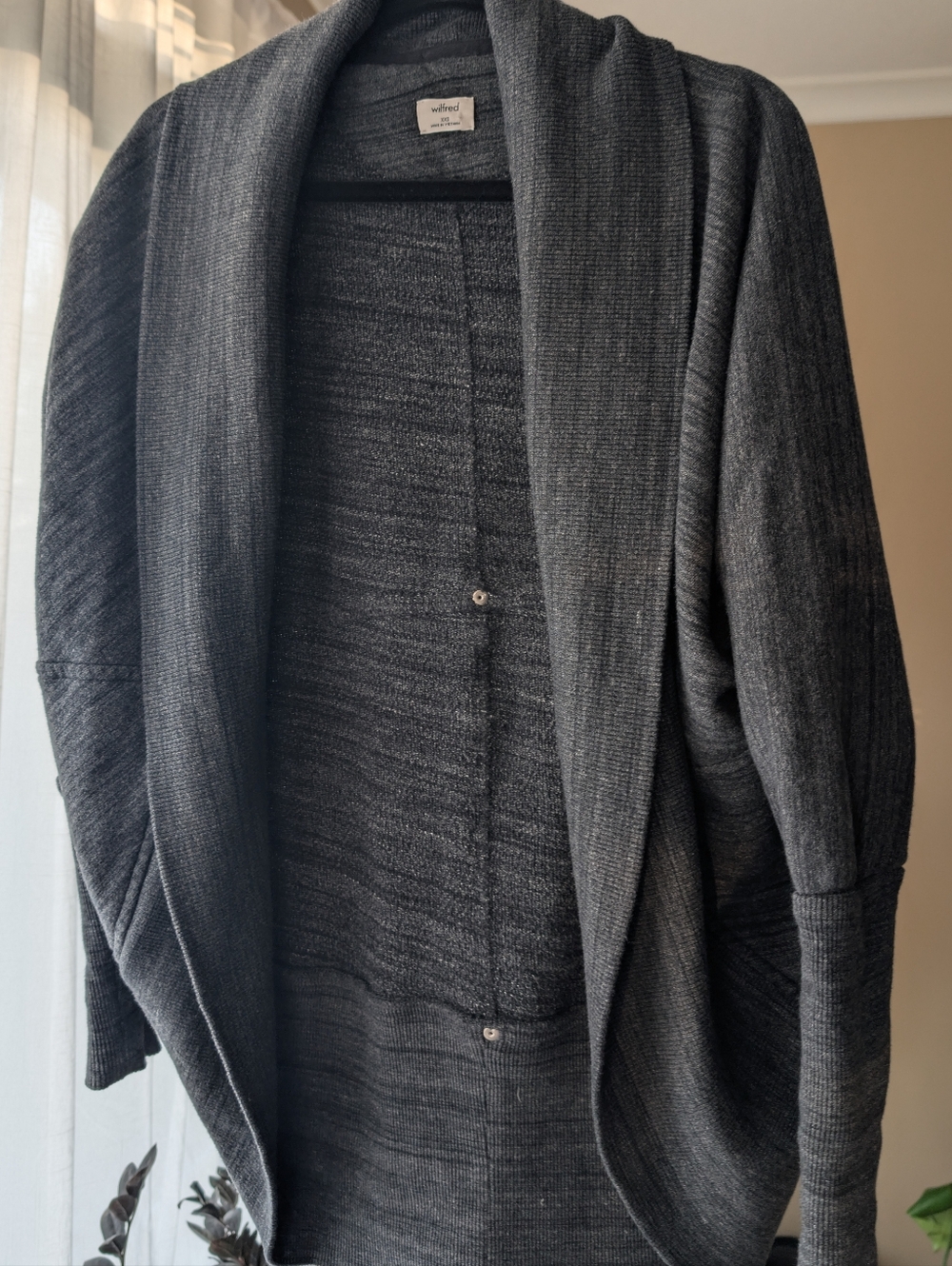Wilfred Diderot Cocoon Cardigan - Grey XXS